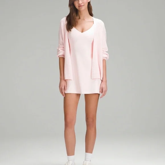 lululemon pink dress Lululemon Align Short-Sleeve Dress In Sakura Pink - 33% Off